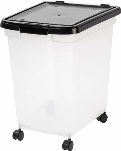 Rolling pet hotsell food container