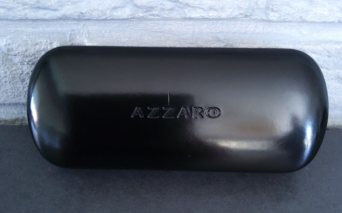 Étui à Lunettes Vide AZZARO Noir - Occasion - Pour Homme Ou Femme - Style Classique