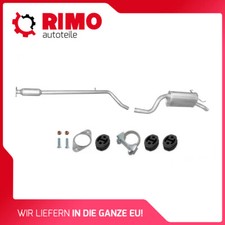für Fiat Punto II 1.9 JTD (ab 1999) Auspuffanlage Mit Montagesatz Auspuff