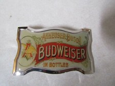 BELT BUCKLE BUDWEISER IN BOTTLES ANHEUSER BUSCH