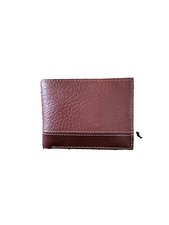 Men's Bifold Leather Wallet With ID Window Credit Card Holder Slim Purse