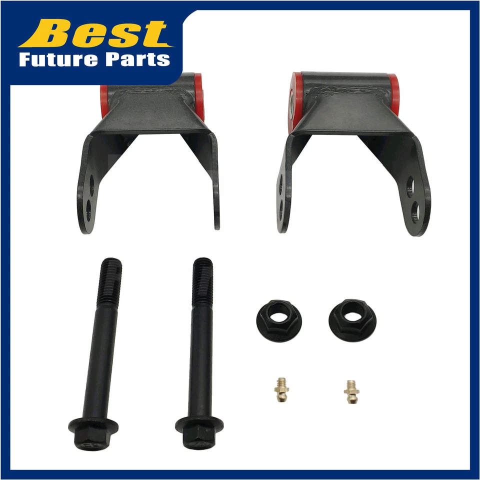 Rear 1.5" or 2" LiftShackle Kit for 1988-1999 Chevrolet	K2500 K1500 Suburban Foto 3 de 4