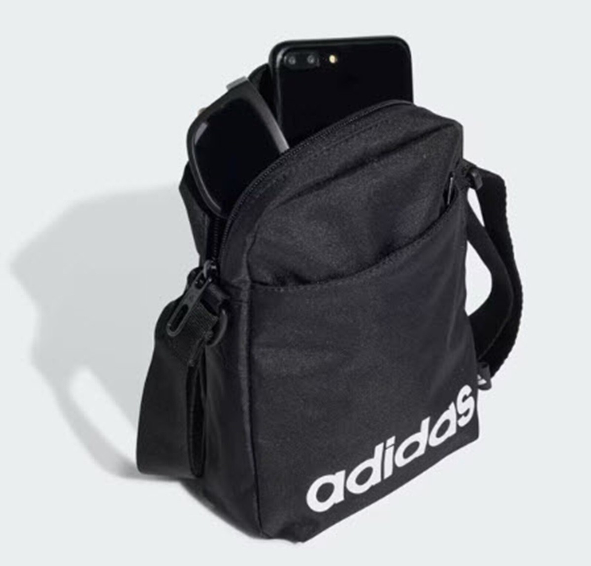 Adidas Linear Organizer Cross Bags Black Running Athletic Casual