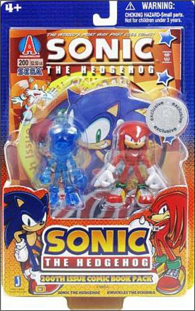Sonic The Hedgehog Collector Edition Comic & Knuckles & Sonic New