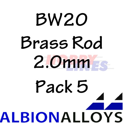 Brass Rod ALBION ALLOYS Precision Metal Model Materials Various Sizes BW02 BW - Picture 12 of 14