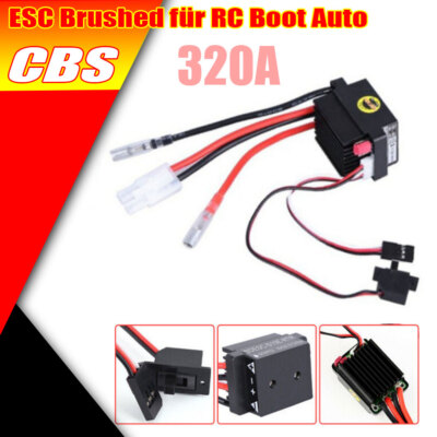 ESC Brushed Bürste Fahrregler Speed Controller Wasserdicht 320A für RC Boot Auto