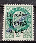 Local France 1944 Liberation overprint Reims - Specimen MNH