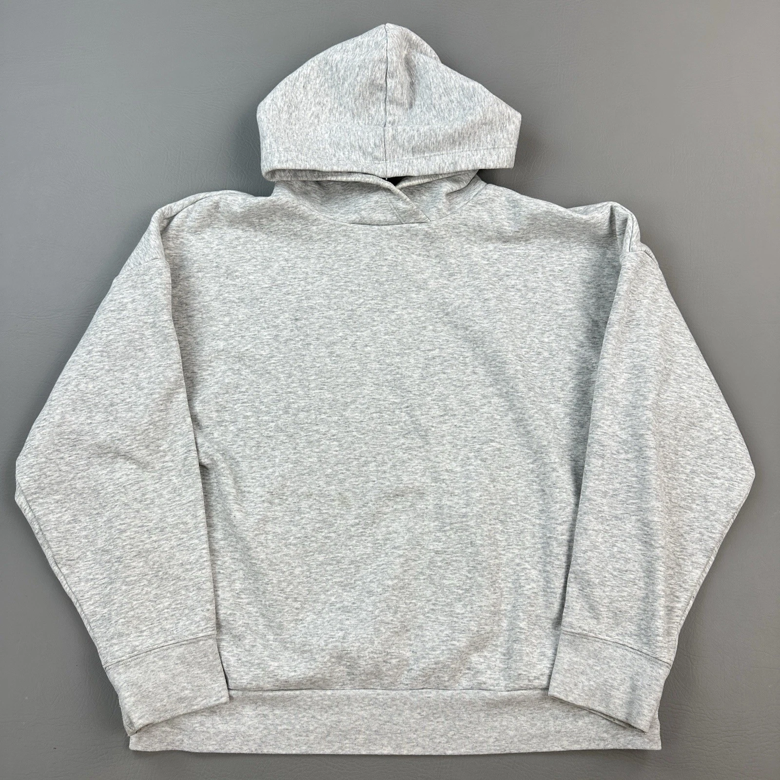 Fabletics Hoodie Women's Medium Gray Fleece Eco Go To Pullover Gym Active