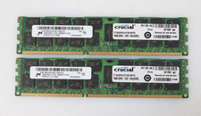 Lot 2x 16GB 32GB MT36KSF2G72PZ-1G4E1FG 10600 DDR3 RDIMM Server RAM