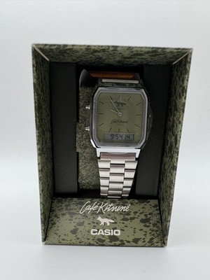   NEW DROP SOLD OUT Casio x Maison Kitsune cafe Matcha Watch ships fast  