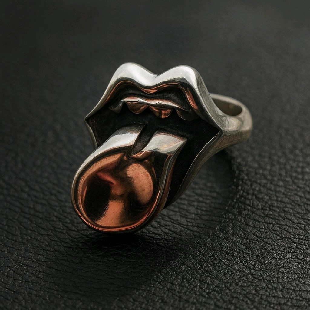 アクセサリー The Rolling Stones  vintage ring ROLLING STONES VINTAGE .925 STERLING SILVER RING SIZE 8.5 | eBay