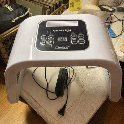 Omega Light LED Therapy Skin Care Multi Color w/Fan O'melon - Used