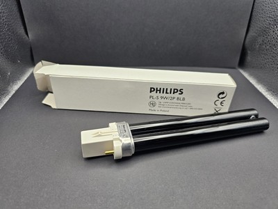 NEW (NOS Made In POLAND) Philips Special PL-S 9W/2P UV Ultraviolet Bulb