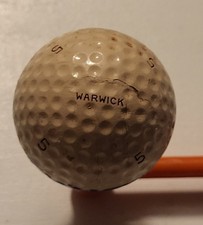 Warwick Vintage Golf Ball With Blue Distinctive Band