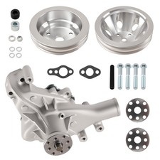Lwp High Volume Long Water Pump 2 Groove Pulley Crankshaft For Sbc Chevy 283 Lwp High Volume Long Water Pump 2 Groove Pulley Crankshaft For Sbc Chevy 283