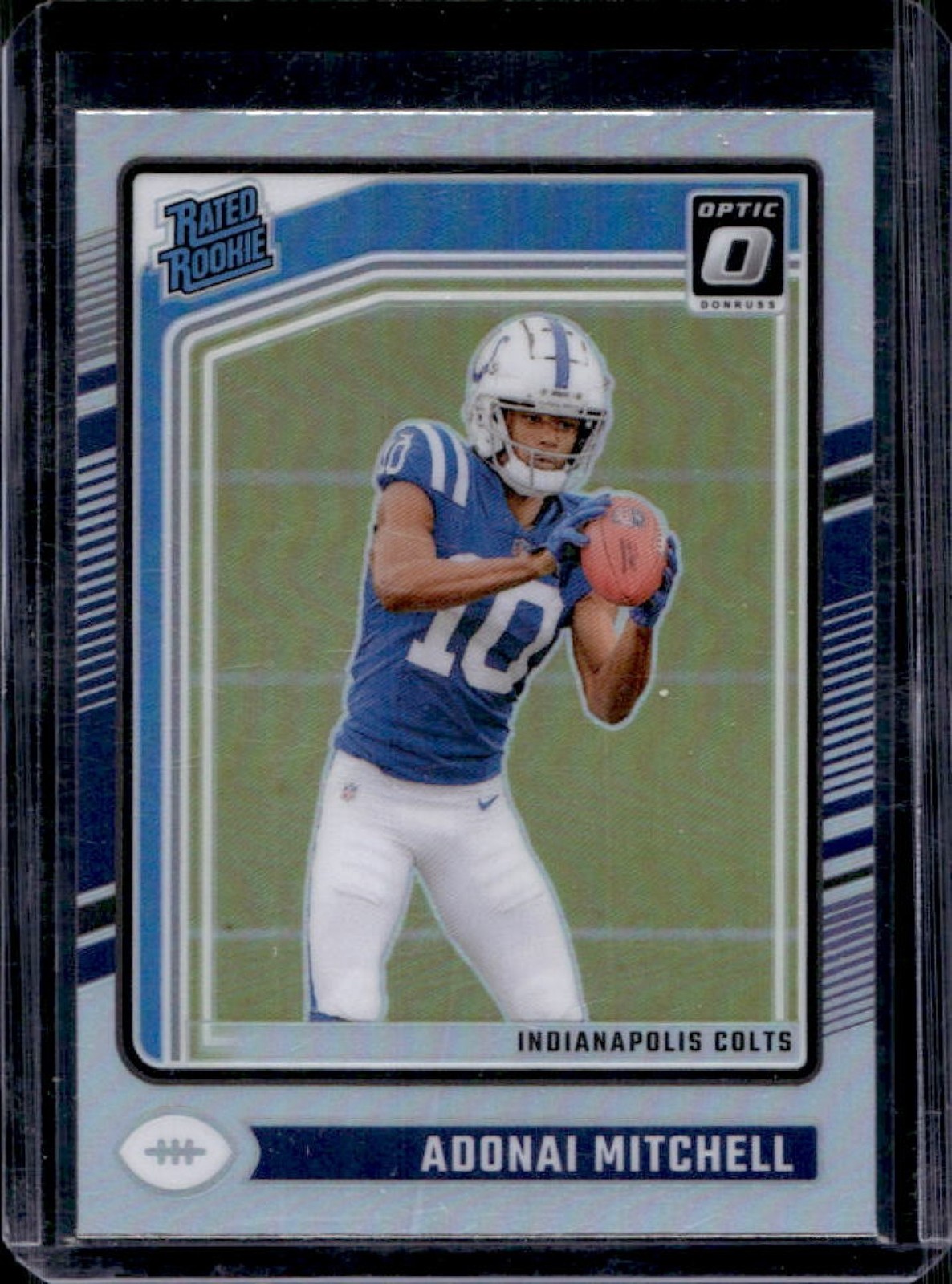 2024 Panini Donruss Optic Adonai Mitchell Holo Rated Rookie #203 Colts