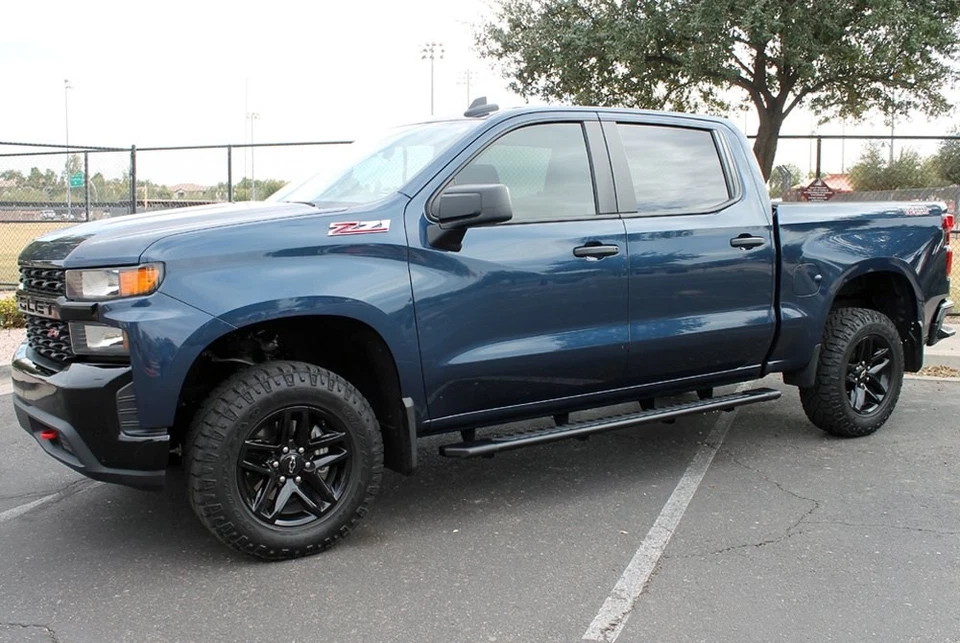 For Nissan TITAN 23-24 Raptor Series 2207-0467BT 5" Cab Length Black Tread Steps Foto 4 de 4