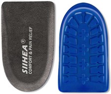 1/2 Inch Heel Pads Cushions for Shock Absorption, Heel Lifts Inserts Supports fo