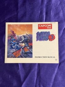 VINTAGE NINTENDO INSTRUCTION BOOK LOT - FRIDAY THE 13th NES, MEGA MAN 3, RAMPAGE