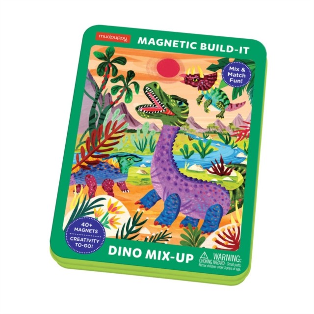 Dino Mix-Up Magnetic Build-It by Mudpuppy (Game)