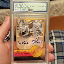 topps 2012 golden greats roberto clemente #GG-40 auto psa 10