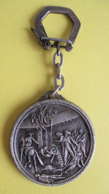 Vintage Schlüsselanhänger Fremdenlegion Gedenken Schlacht von Kamerun 1863