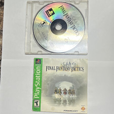 Final Fantasy Tactics Squaresoft PlayStation 1 Strategy RPG 1997 Manual