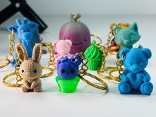 Bag of 10pcs Keychains Different Design multicolor mix New