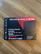 Amplified HD Indoor Digital TV Antenna HDTV 1080p 4K Support   New