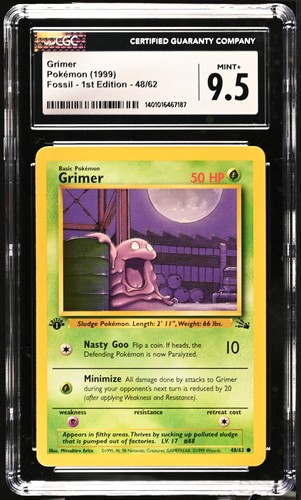 Grimer (1st Edition) graded CGC 9.5 for sale on eBay