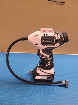 Avid Power Pink Portable Tire Inflator 100PSI 12V Alligator Clip Modified ACAP11