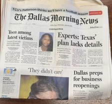 The Dallas Morning News April 29, 2020 Complete Newspaper
