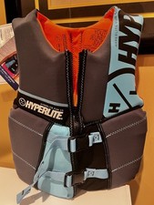 Hyperlite Youth Life Vest, USCG Approved 55-88 lbs Blue Black