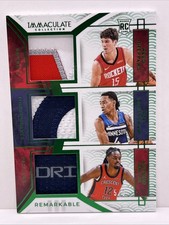 2024-25 Immaculate Reed Sheppard Rob Dillingham Antonio Reeves Triple Patch /5