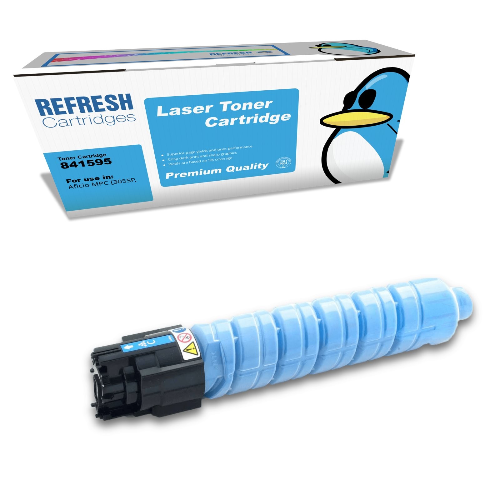 Refresh Cartridges Cyan 841595 Toner Compatible With Ricoh Printers