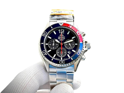 Orient Sport Mako Solar Powered Sapphire Blue Dial RN-TX0201L