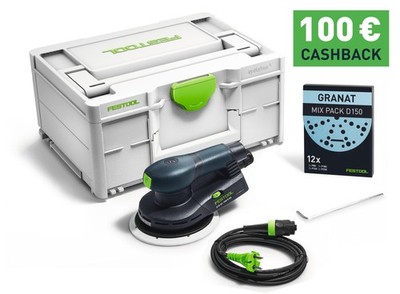 Cashback 100   Exzenterschleifer ETS EC 150/5 EQ-Plus,im Systainer, 576329