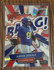2025 Wild Card Comix Aaron Donald Lava #15/15 LA Rams