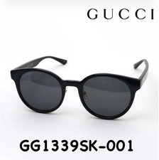 GUCCI Sunglasses GG1339SK 001 Black Frame Smoke Lens 54 22 145 Interlocking GG