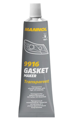 1 x 85g MANNOL Gasket Maker Transparent Dichtmasse Kleber Scheinwerfer Blinker