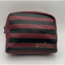 Harry Potter Primark Makeup Bag Red and Black Striped