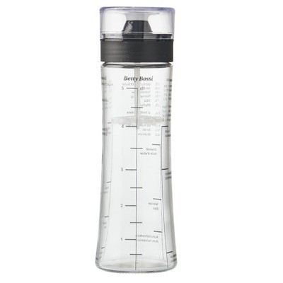 Betty Bossi Dressing-Shaker, Glas, 5 dl mit Deckelaufsatz und Dosierring