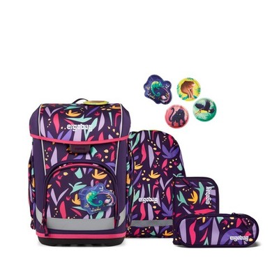 Ergobag Schulranzen-Set CUBO LIGHT AmBärzonas 5-teilig, 25/26