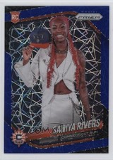 2025 Panini Prizm WNBA Variation Blue Velocity Saniya Rivers #150 Rookie RC 1q03
