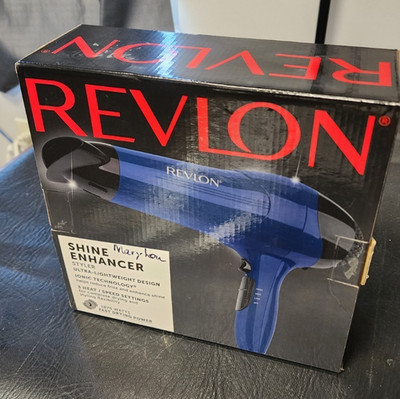 Revlon Shine Enhancer Hair Dryer Styler Lightweight Design 3 Heat Speed Settings