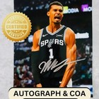 NO RESERVE Victor Wembanyama Signed 8x10 Photo Spurs Autograph BECKETT — photo 1