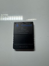 1 Official Sony PlayStation 2 Memory Cards - Tested Free Shipping 