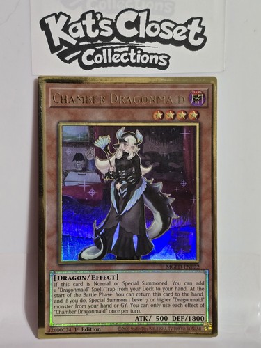 Chamber Dragonmaid MGED-EN022 YuGiOh Maximum Gold: El Dorado card