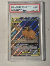 Raichu & Alolan Raichu GX (Alternate Full Art) 221/236 Sm-Unified Minds Holo on eBay
