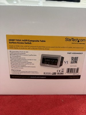 StarTech AV Konferenztisch Connectivity Box BOX4HDECP V1 Dock Hub Kit